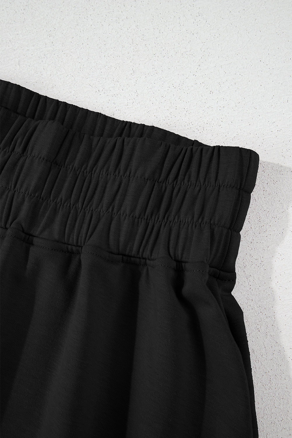 Solid Cropped Tee & Ruffle High Waist Skort Set