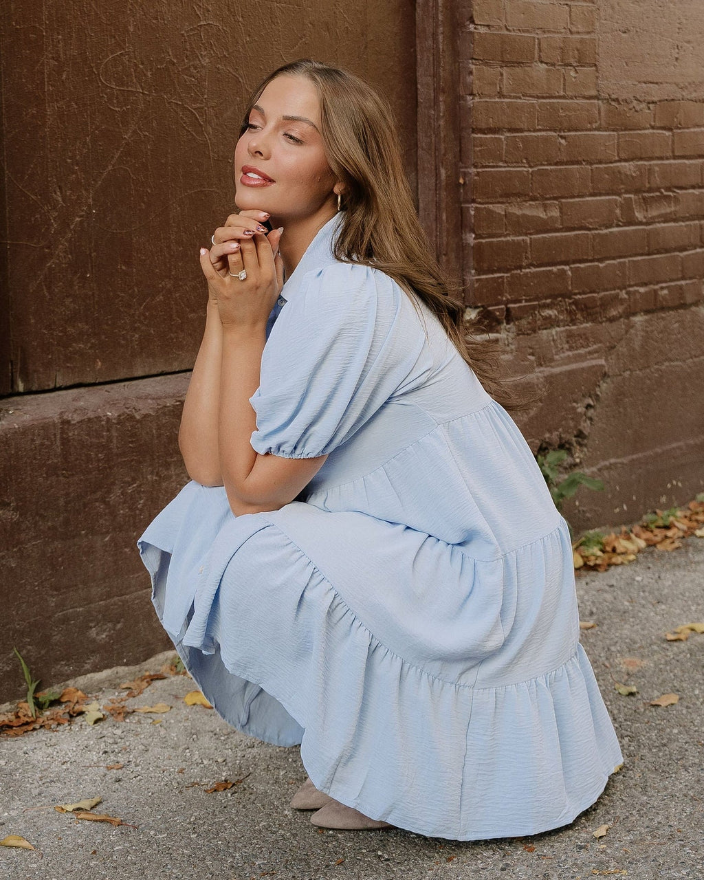 Mimi Tiered Shift Dress