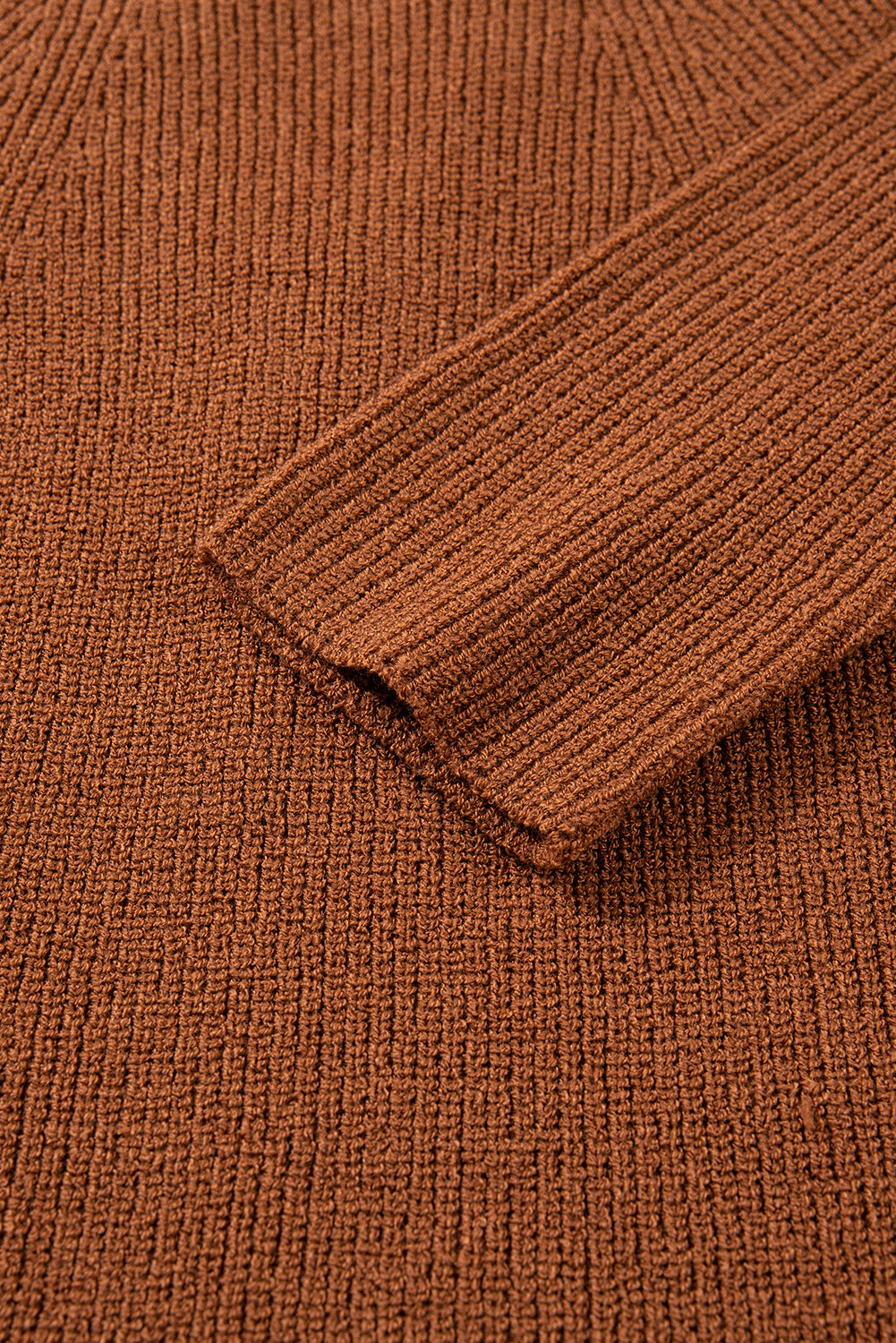Ember Contrast Color V Neckline Knit Cardigan