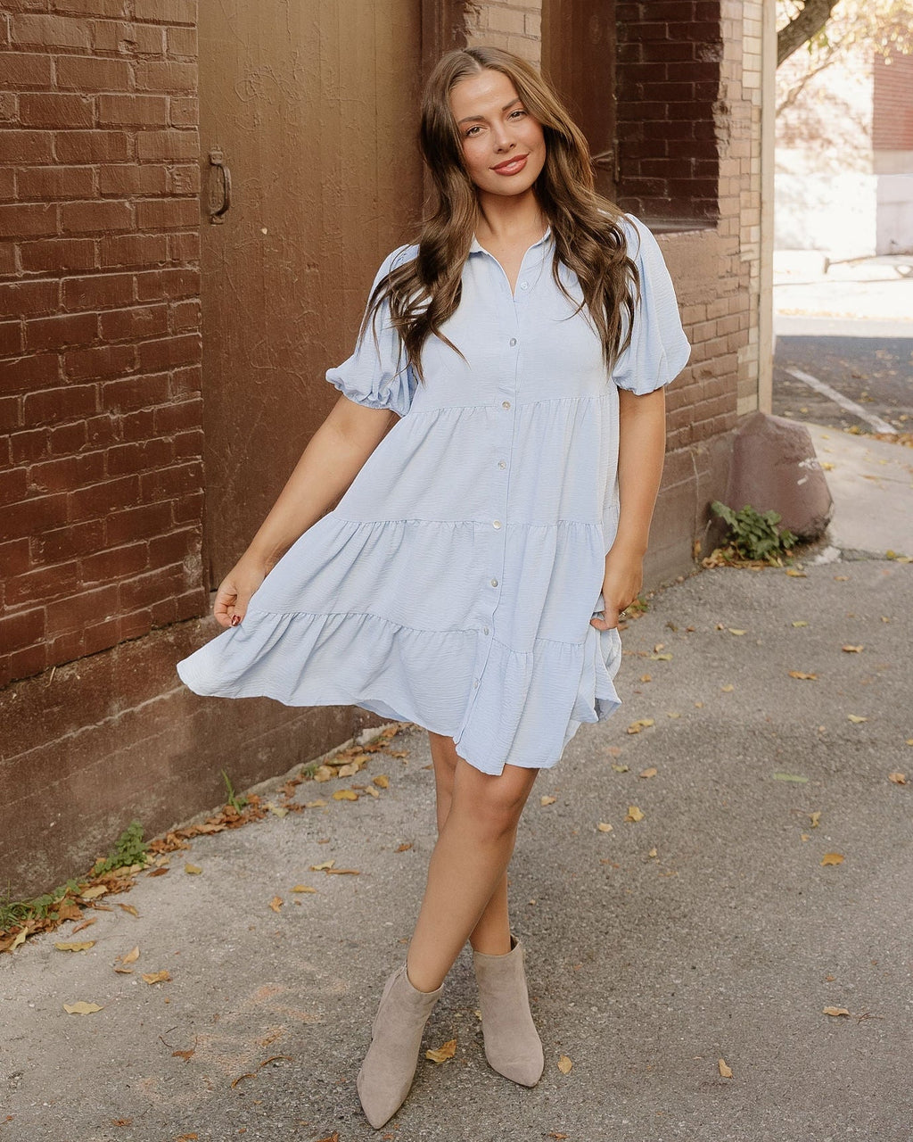 Mimi Tiered Shift Dress