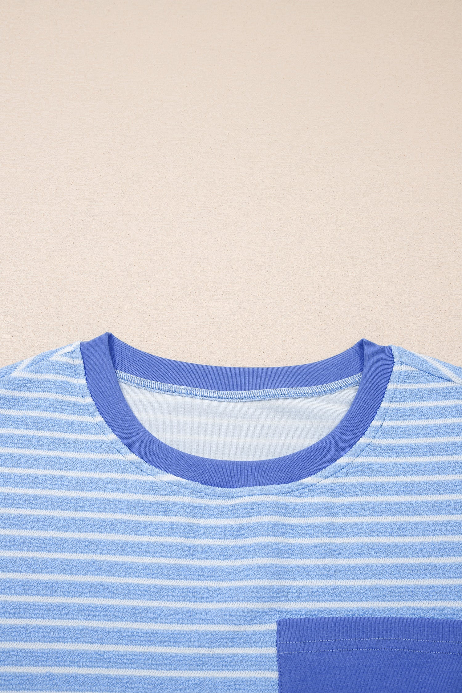 Stripe Crew Neck Tee & Drawstring Pants Set