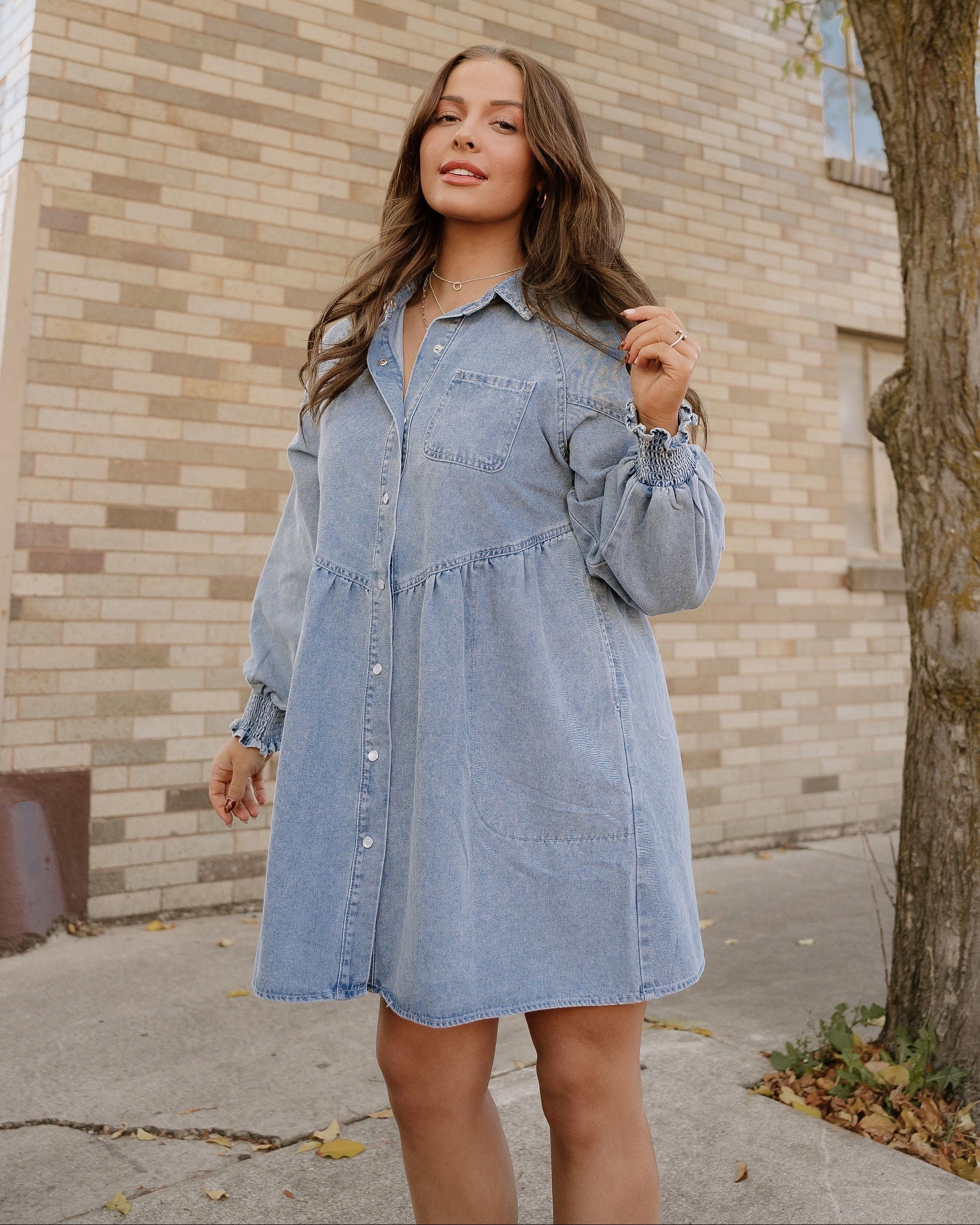 Tatum Dress - Beau Blue