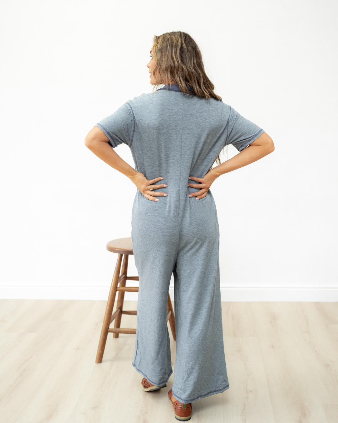 Eddie Pocket Short Sleeve Jumpsuit