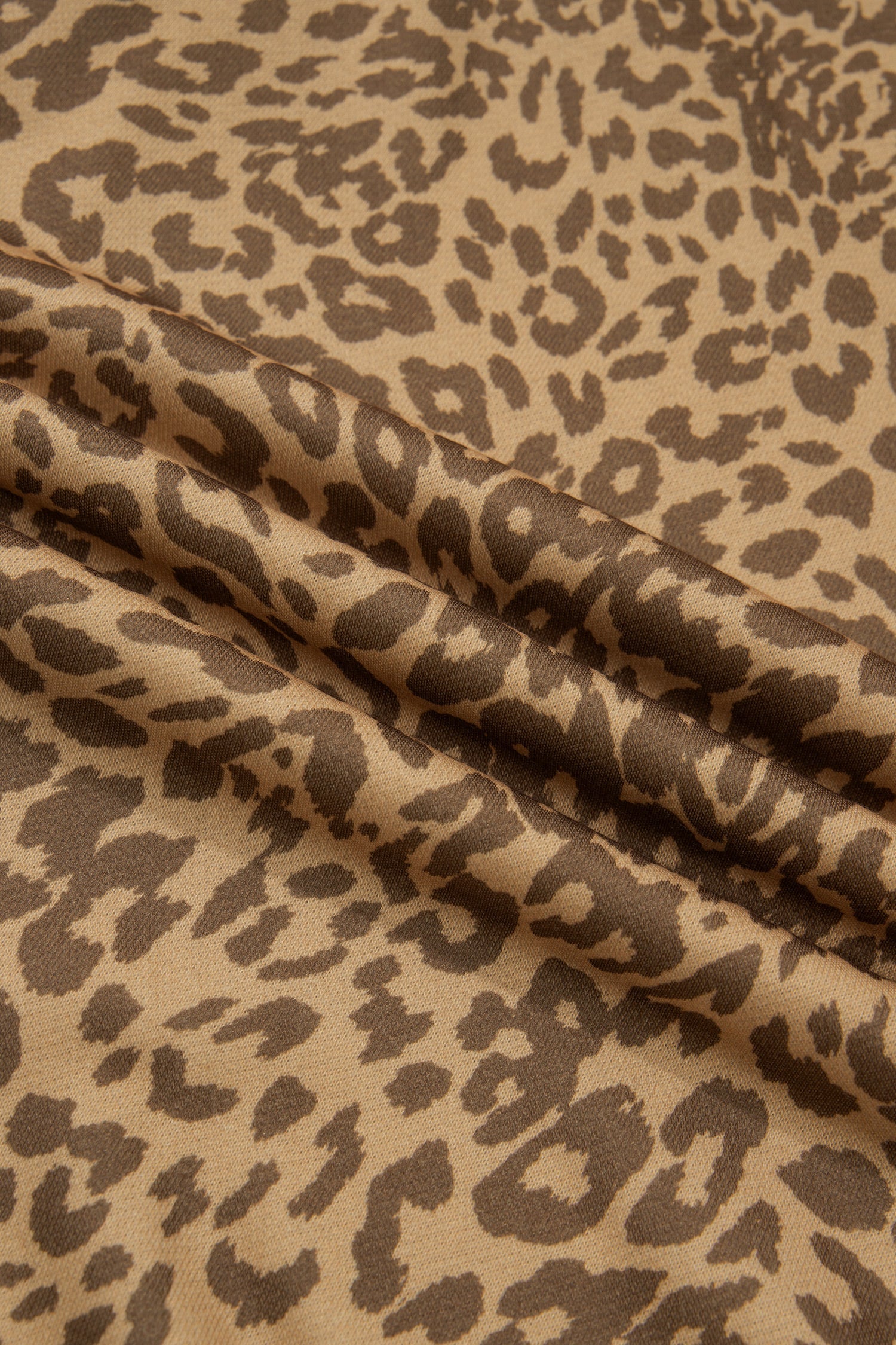 Plus Size Leopard Star Patch Jogger Pants