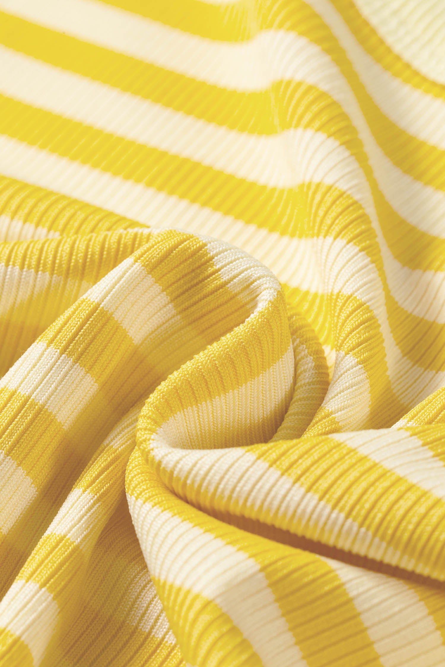 Stripe Ribbed Knit Sleeveless Tank Top