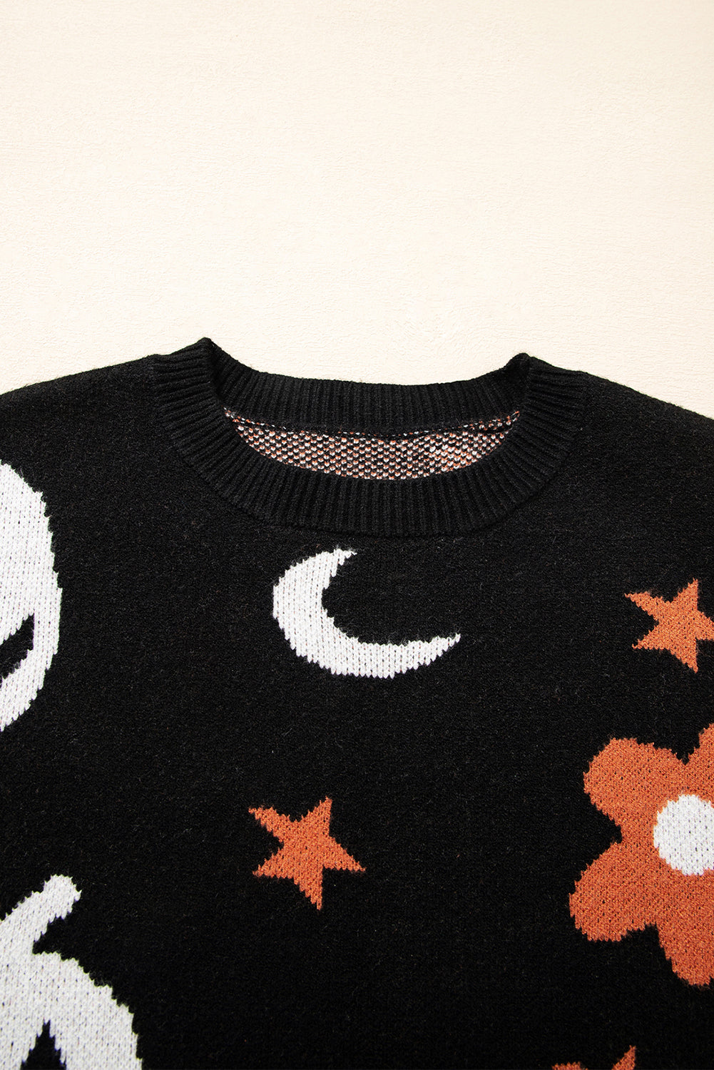 Halloween Mythical Night Drop Shoulder Sweater
