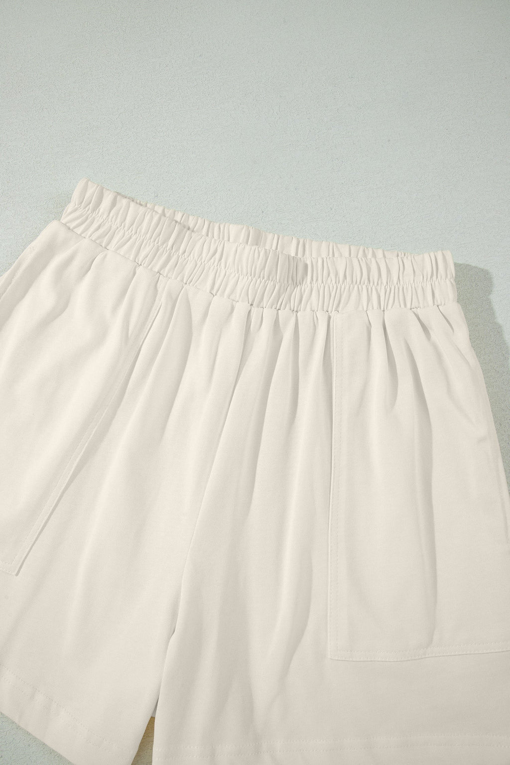 Stitched Detail Loose Tank & Shorts Set