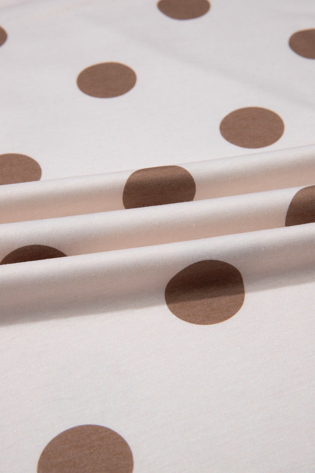Polka Dot Wide Leg Elastic Waist Pants