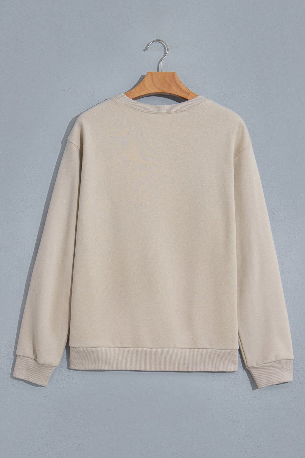God Is Good Embroidered Drop Shoulder Crewneck Sweatshirt