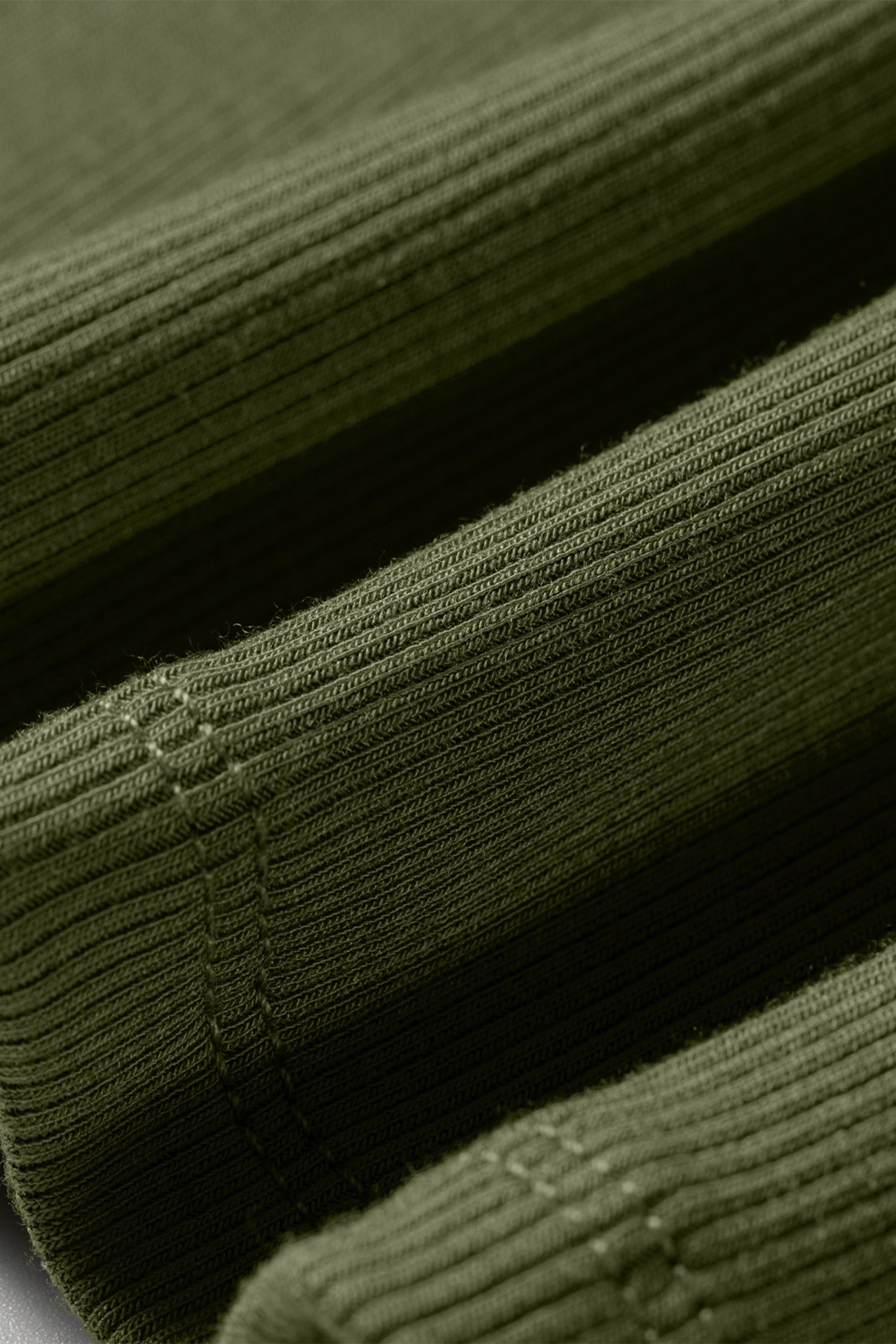 Solid Ribbed Knit Padded Tank Top