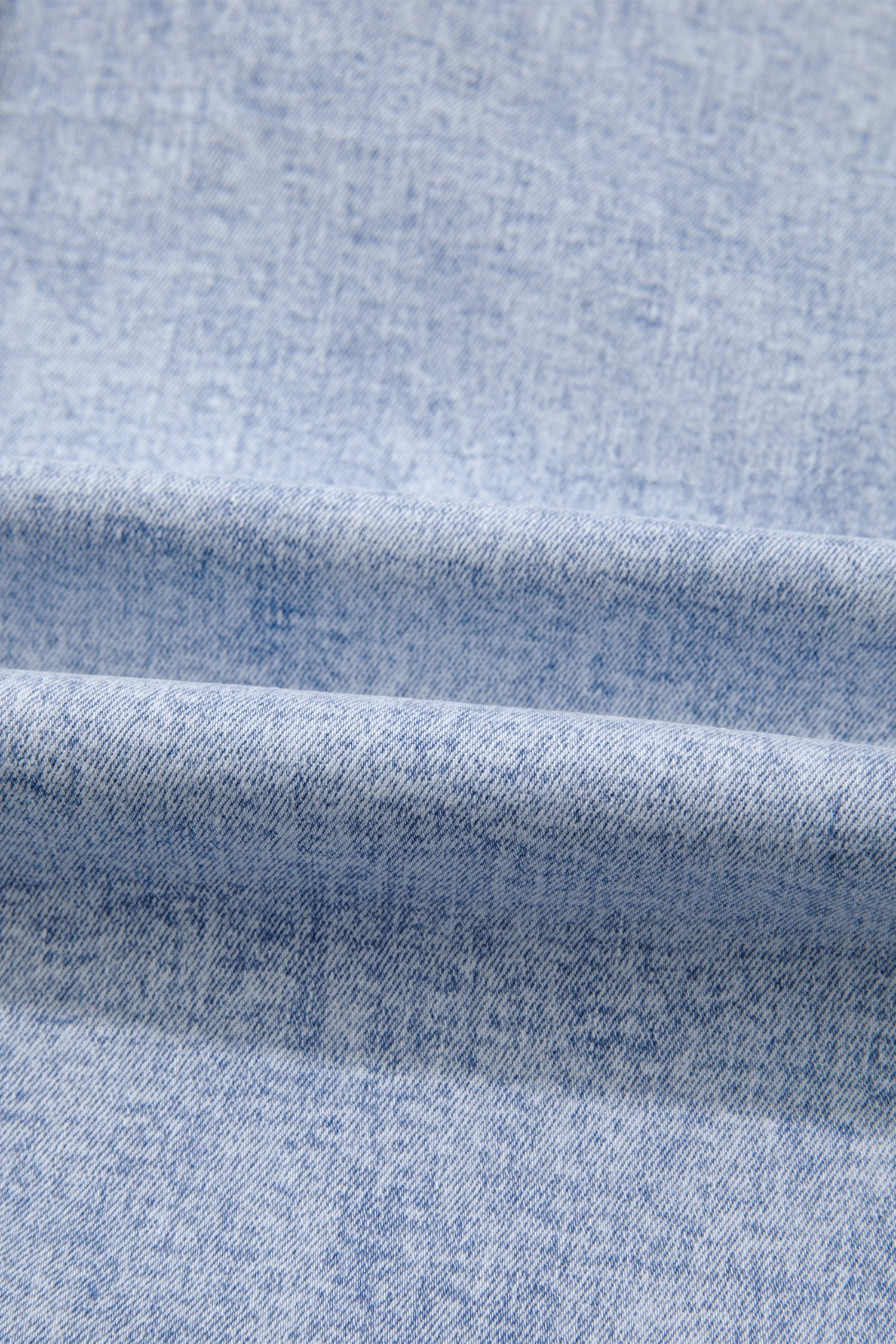 Denim Light Wash Elastic Waist Barrel Jeans