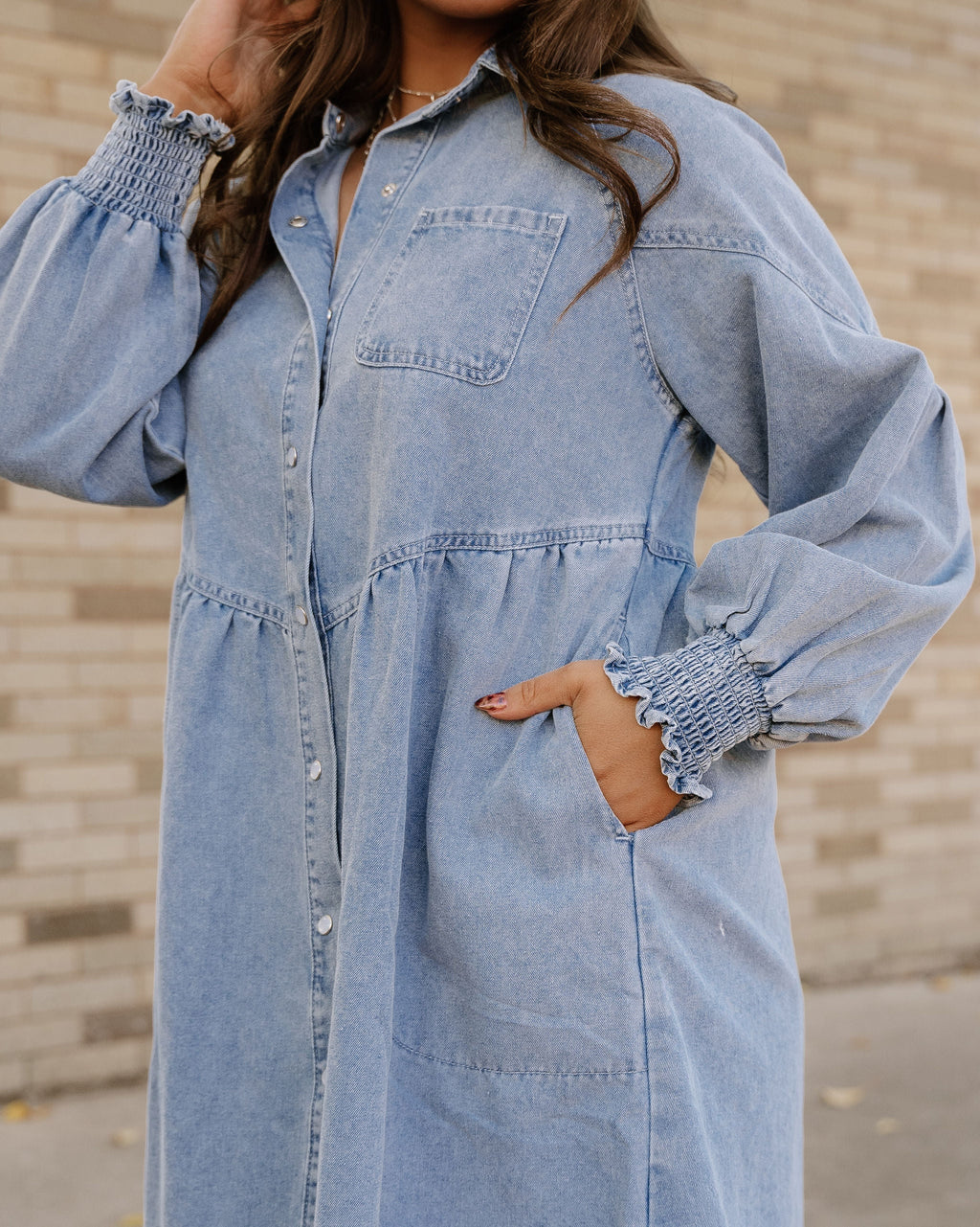 Tatum Dress - Beau Blue