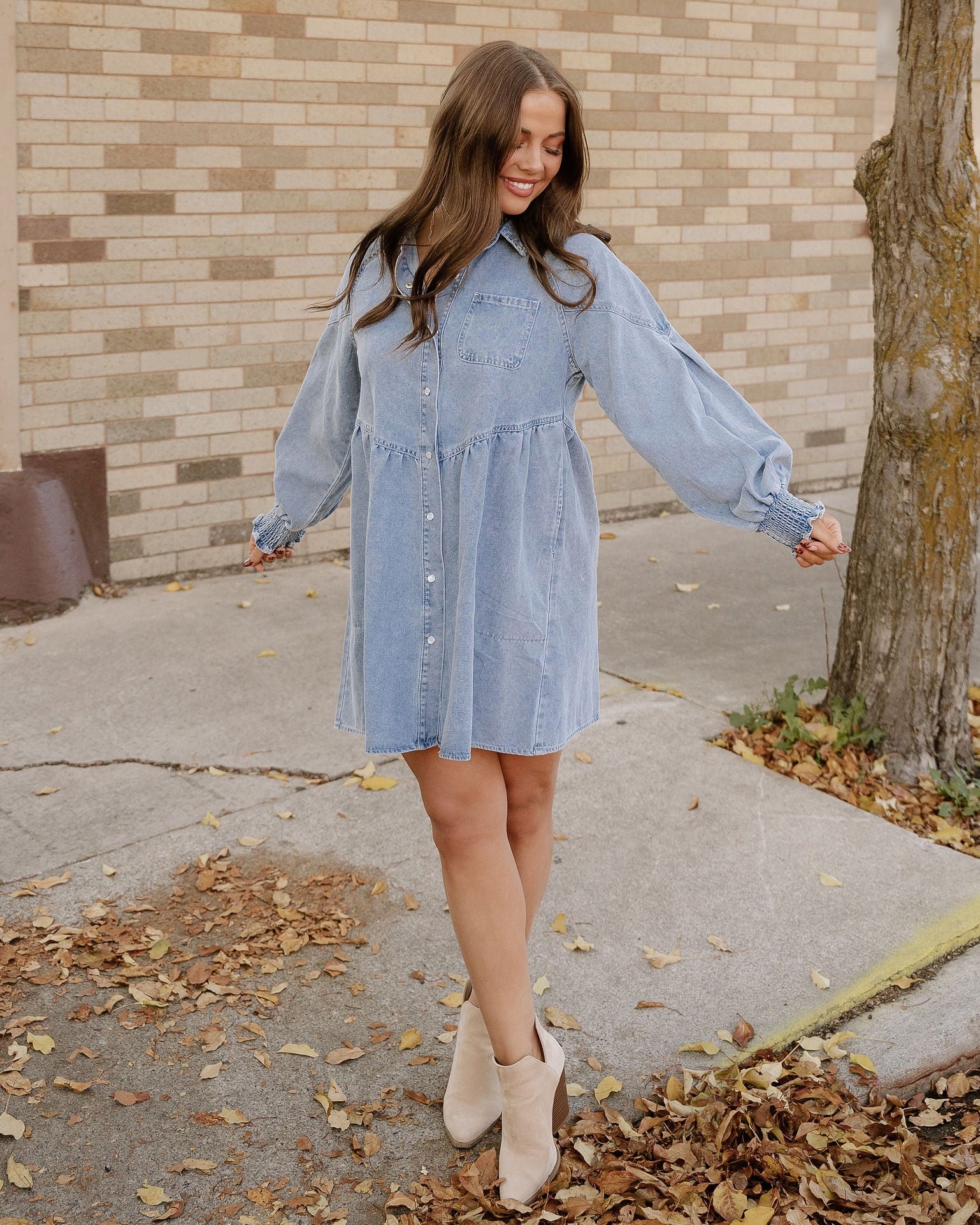 Tatum Dress - Beau Blue