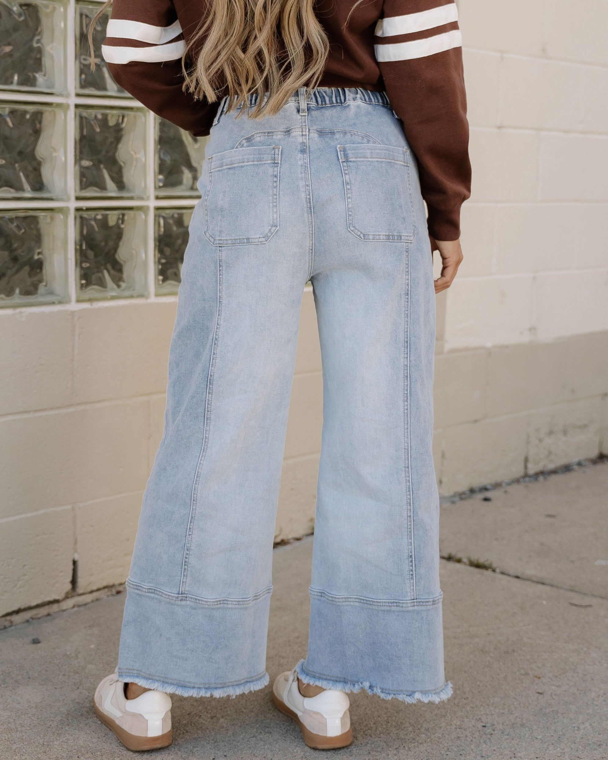 Beau Wide Leg Jeans - Light Wash