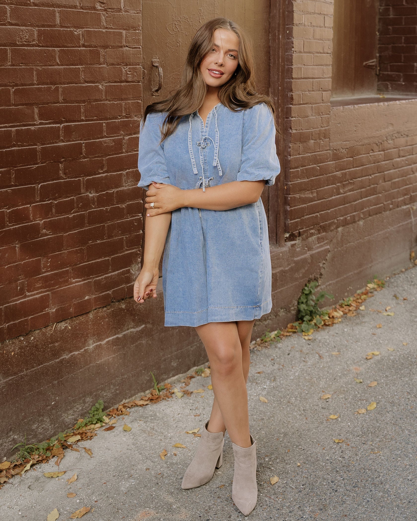 Fallon Denim Dress