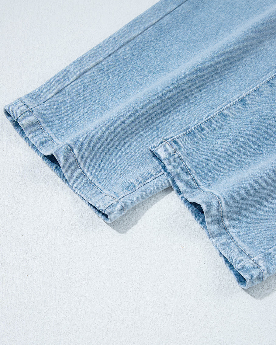Calla High Rise Relaxed Patch Pocket Jeans