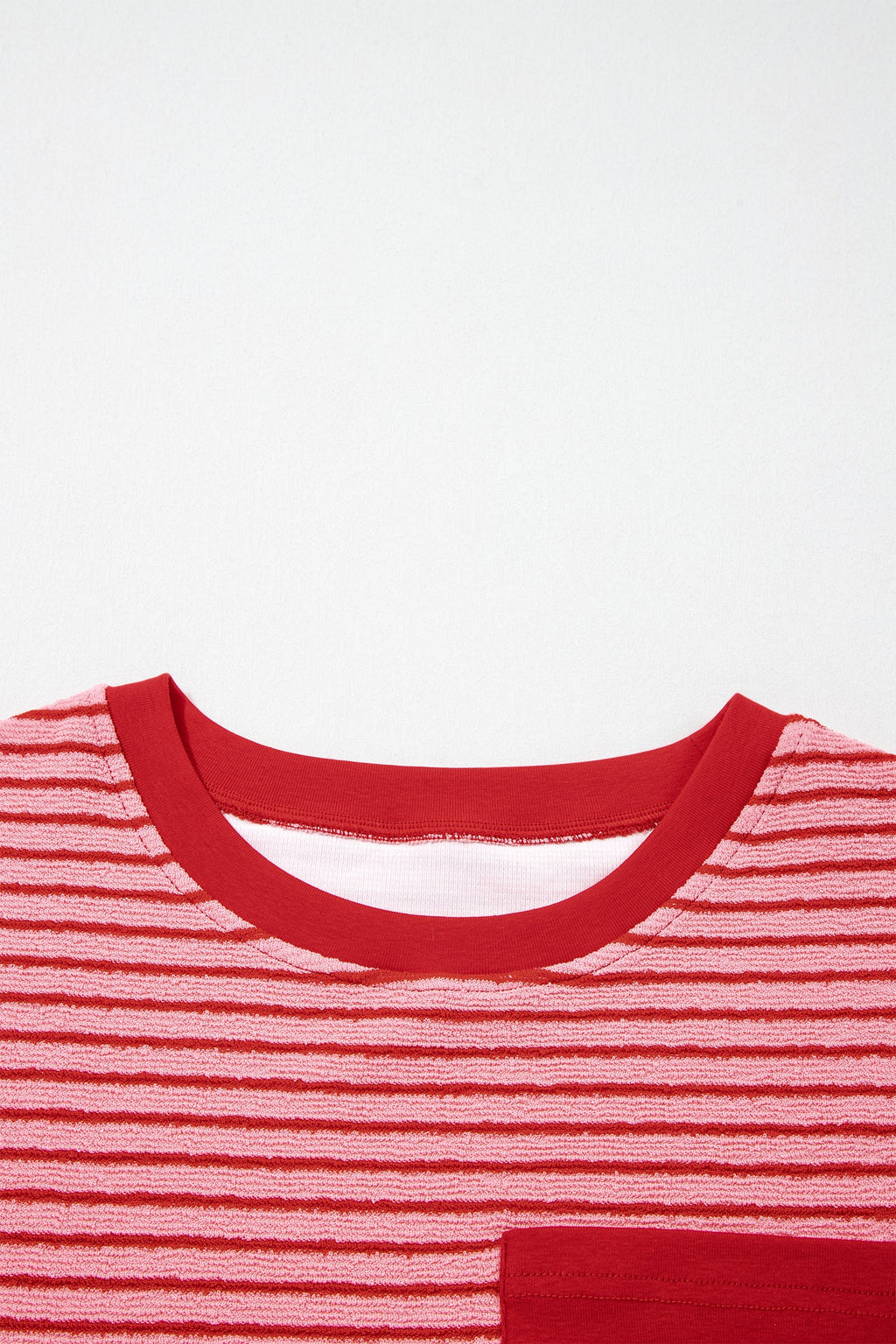 Stripe Crew Neck Tee & Drawstring Pants Set