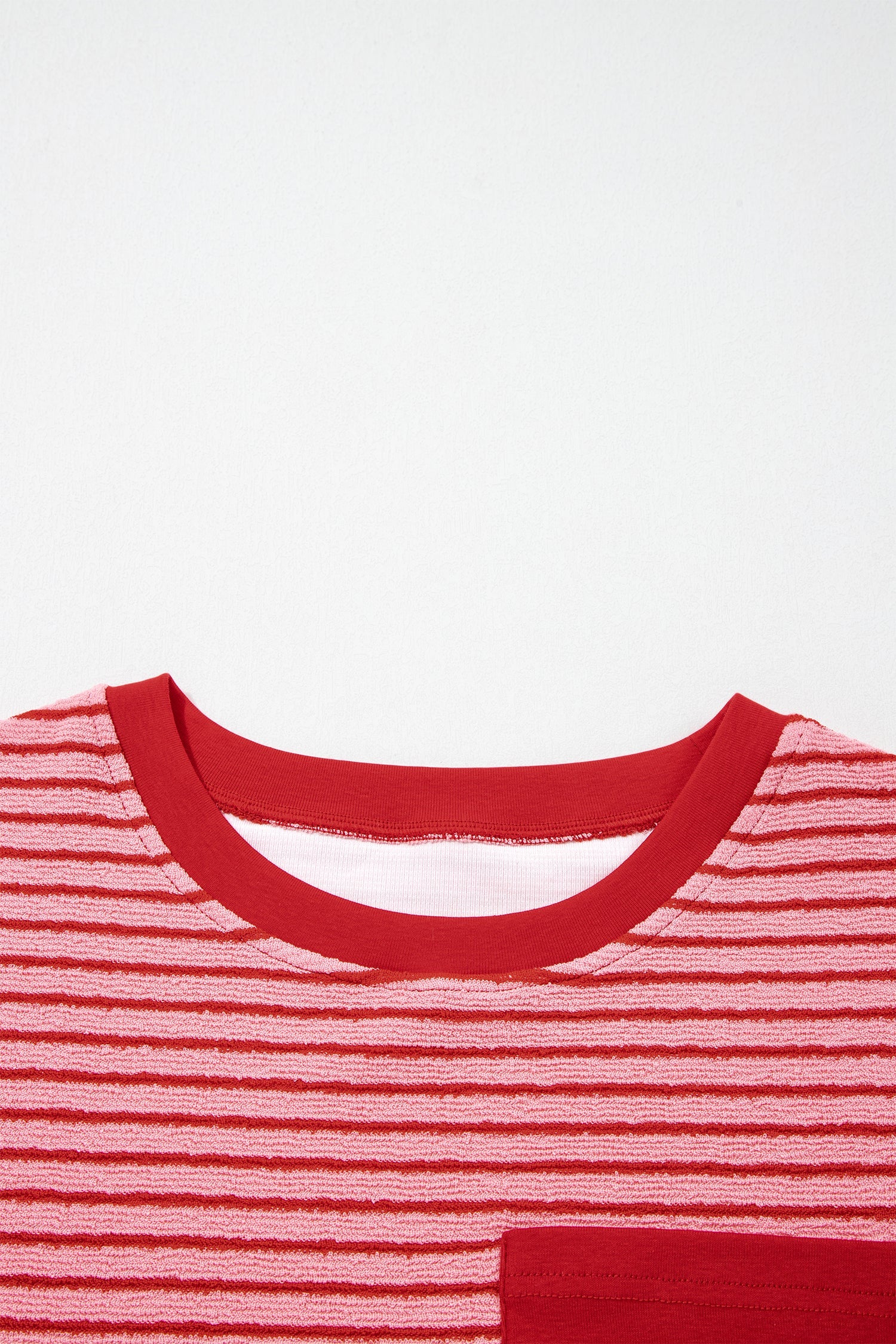 Stripe Crew Neck Tee & Drawstring Pants Set