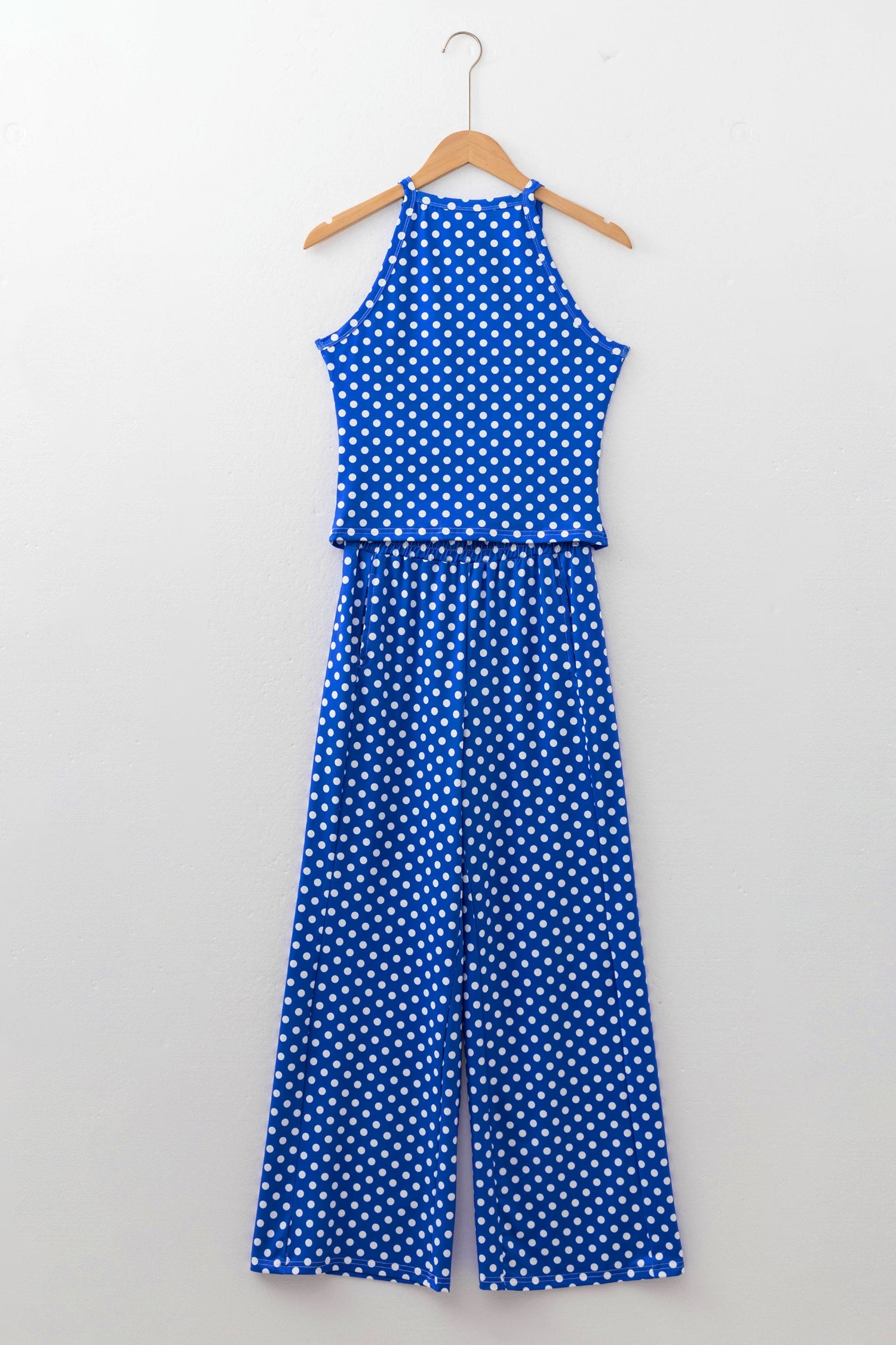 Polka Dot Tank & Loose Pants Set