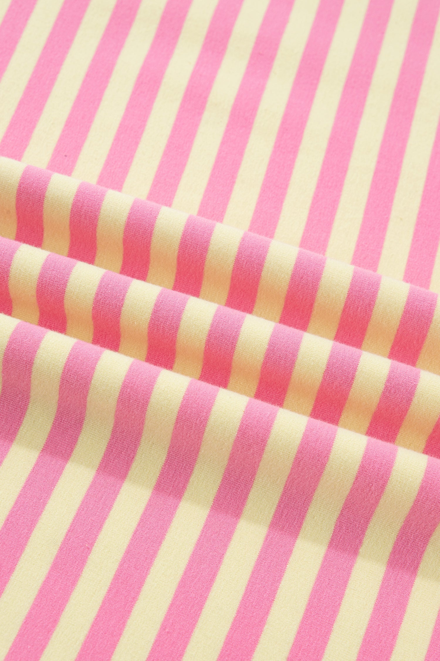 Plus Size Stripe Boxy Tee & Drawstring Short Set